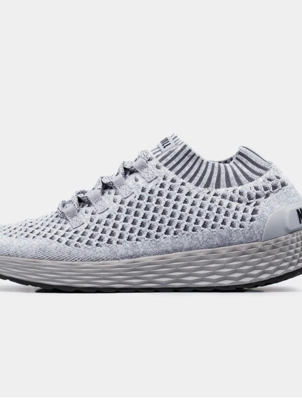 NOBULL Grey AllDay Knit Runner Sneakers - Picture 2 of 5
